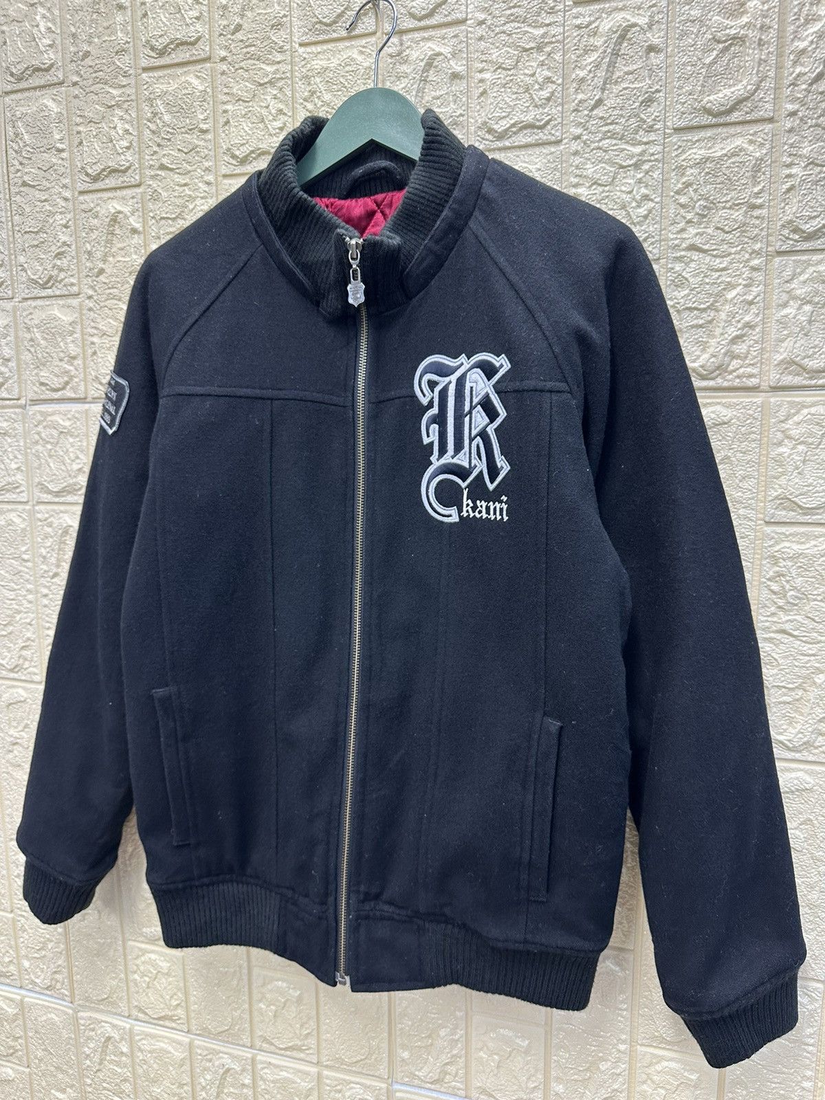 Karl Kani Karl Kani Wool Bomber Vintage Jacket MJ66 Size US S / EU 44-46 / 1 - 3 Thumbnail