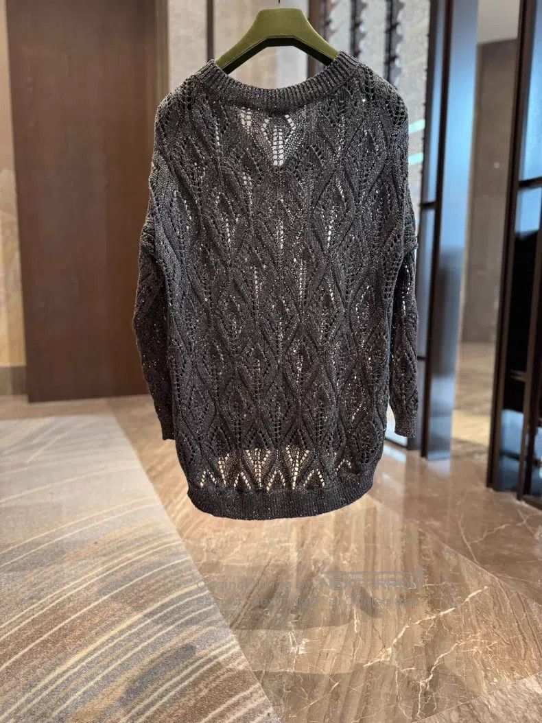 Brunello Cucinelli Brunello Cucinelli Sequined Sweater Size M / US 6-8 / IT 42-44 - 2 Thumbnail