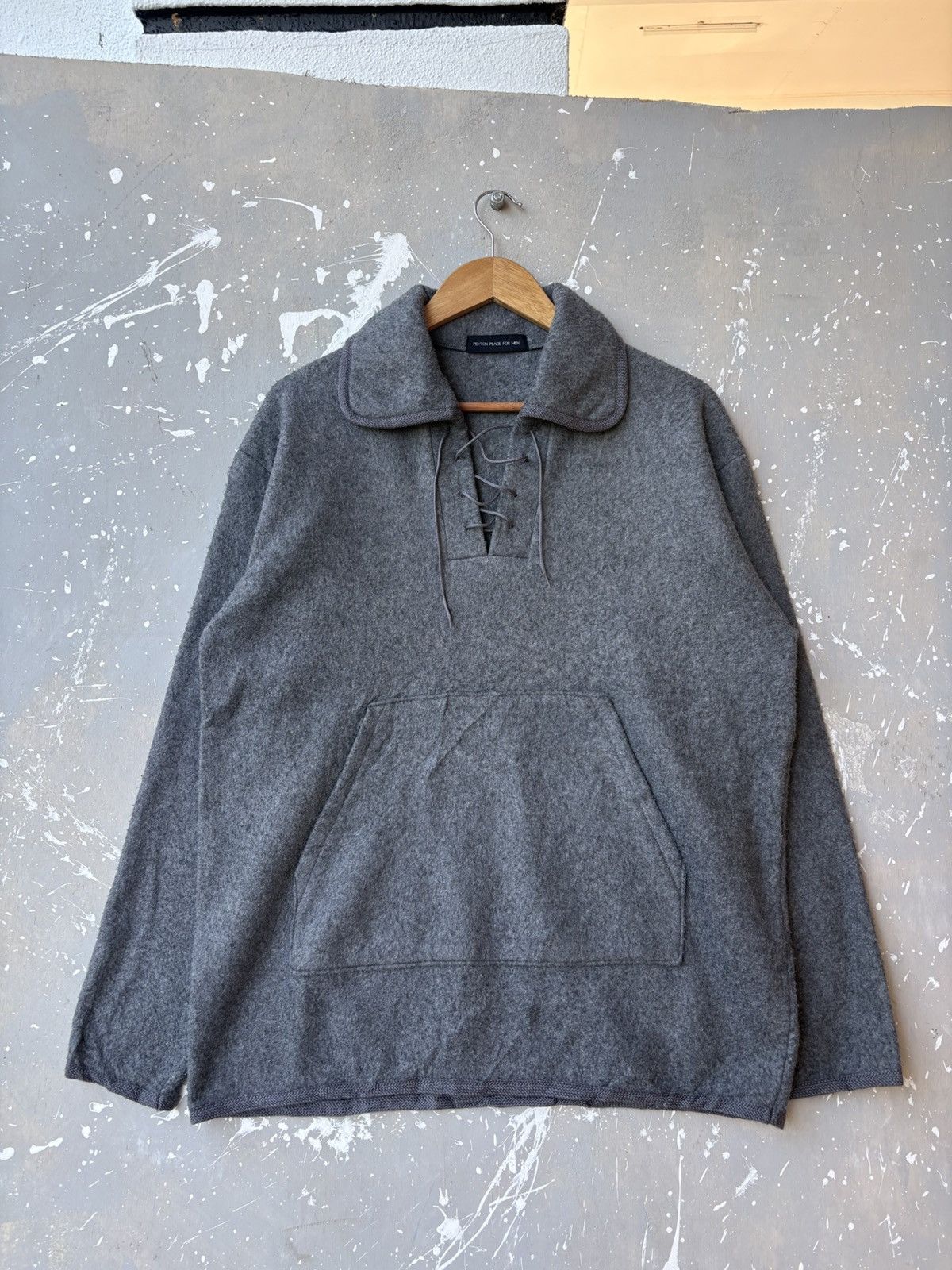 Japanese Brand Super Rare‼️ Vintage PPFM Fleece Pullover Laces Jacket Size US M / EU 48-50 / 2 - 1 Thumbnail