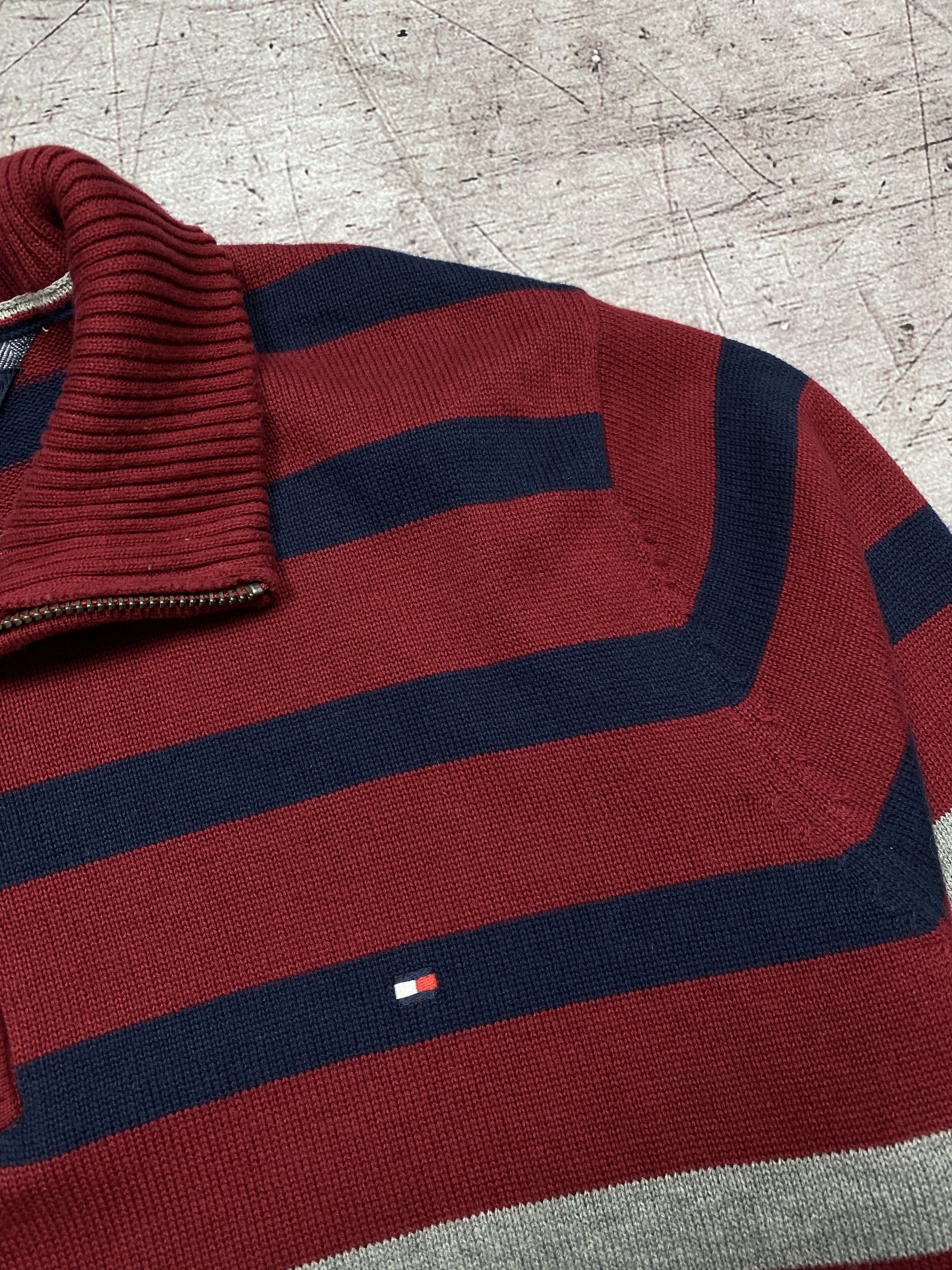 Tommy Hilfiger Tommy Hilfiger Vintage Mens 1\4 Zip Knit Sweater Size US XL / EU 56 / 4 - 3 Thumbnail
