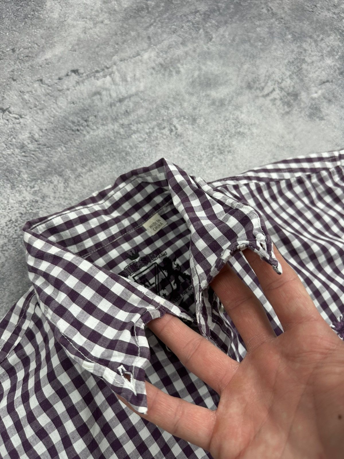 Diesel Vintage Diesel Button Up Short Sleeve Shirt Y2K Checkered Size US XL / EU 56 / 4 - 9 Thumbnail