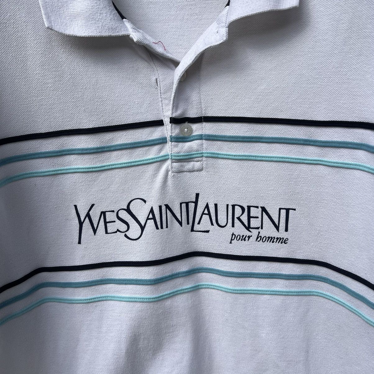 Saint Laurent Paris × Yves Saint Laurent Yves Saint Laurent polos T-Shirt Size US XXL / EU 58 / 5 - 4 Thumbnail