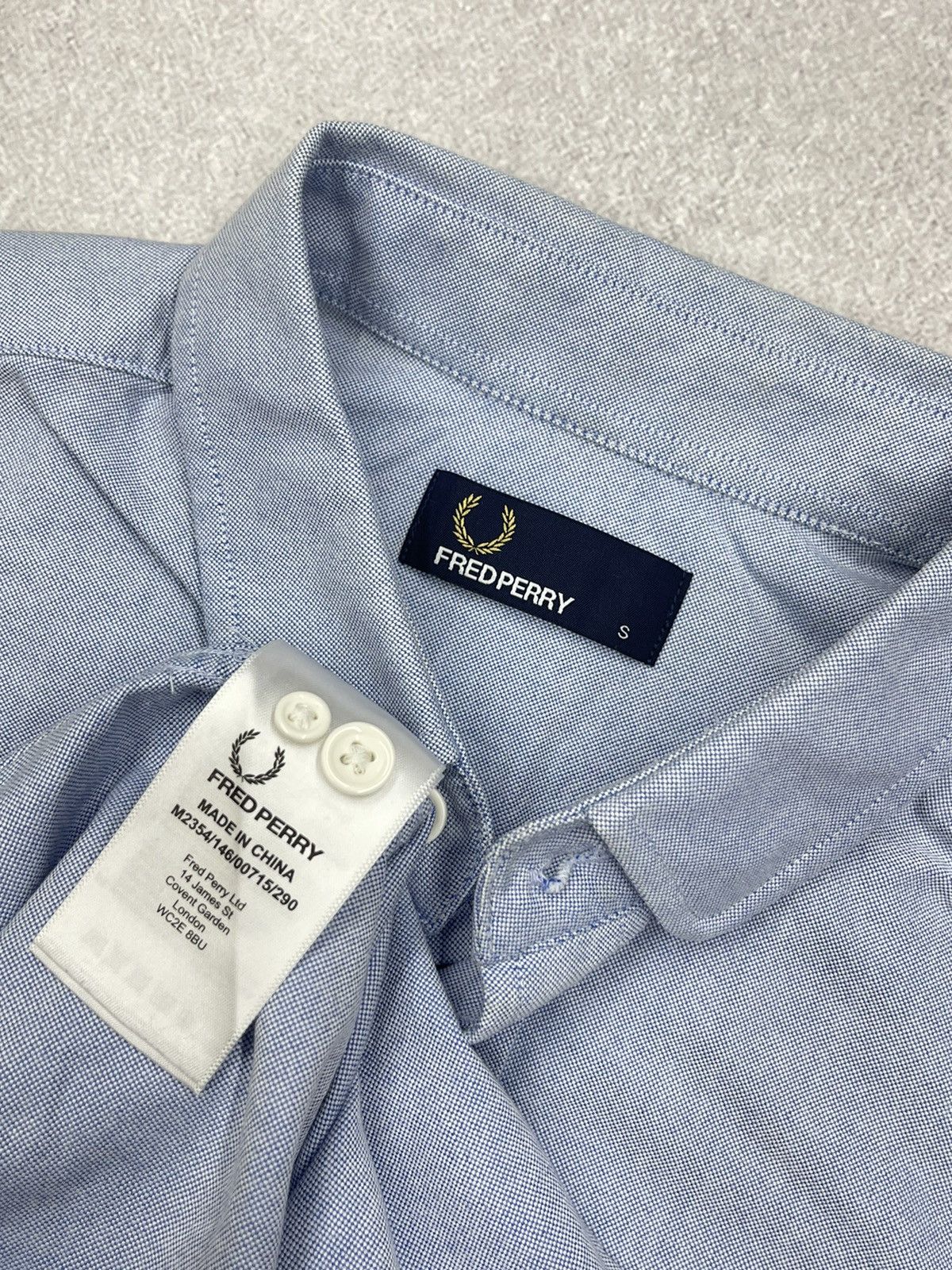 Fred Perry Mens Fred Perry Blue Shirt Size S Size US S / EU 44-46 / 1 - 7 Thumbnail