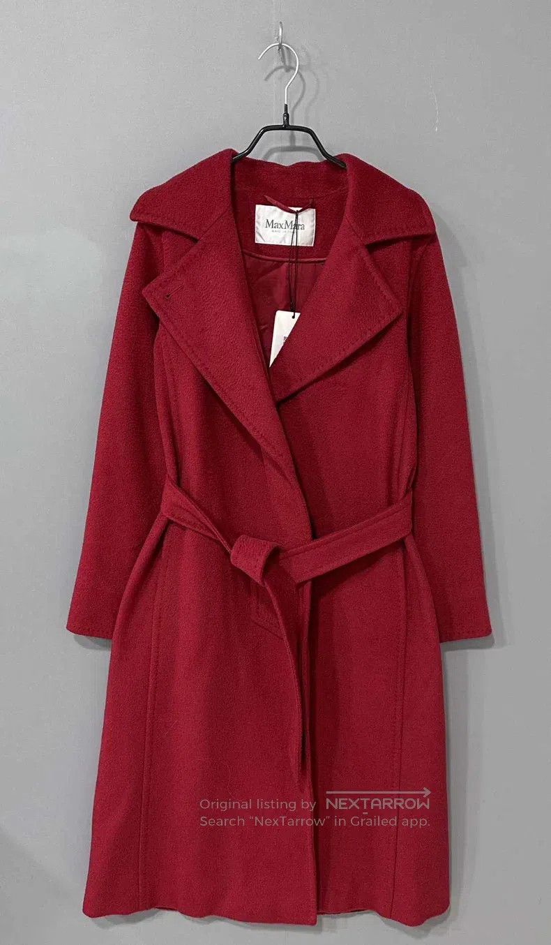 Max Mara Max Mara Red Coat Jacket Size S / US 4 / IT 40 - 2 Thumbnail
