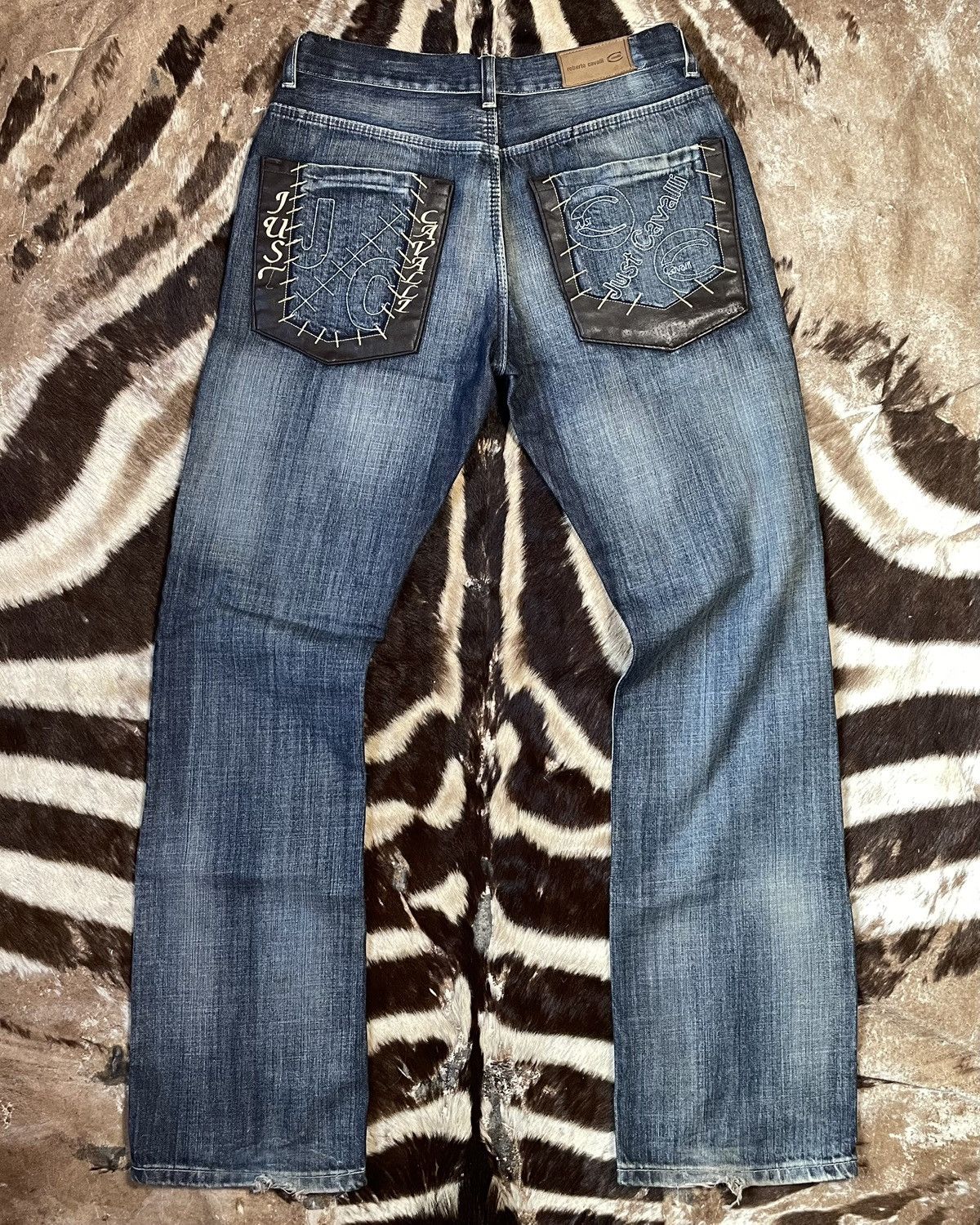 Just Cavalli JUST CAVALLI EMBROIDERED DENIM Size US 32 / EU 48 - 2 Thumbnail