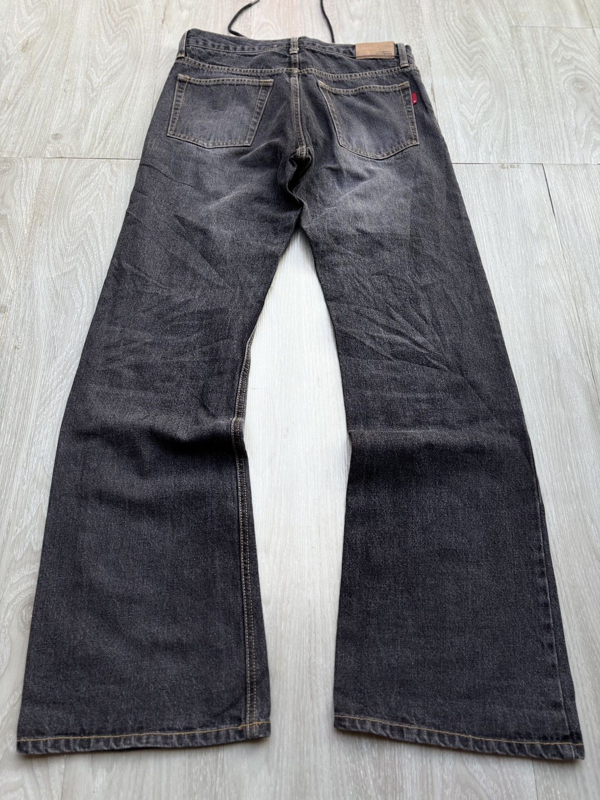 Kansai Yamamoto KANSAI YAMAMOTO lace-up flare jeans Size US 30 / EU 46 - 5 Thumbnail