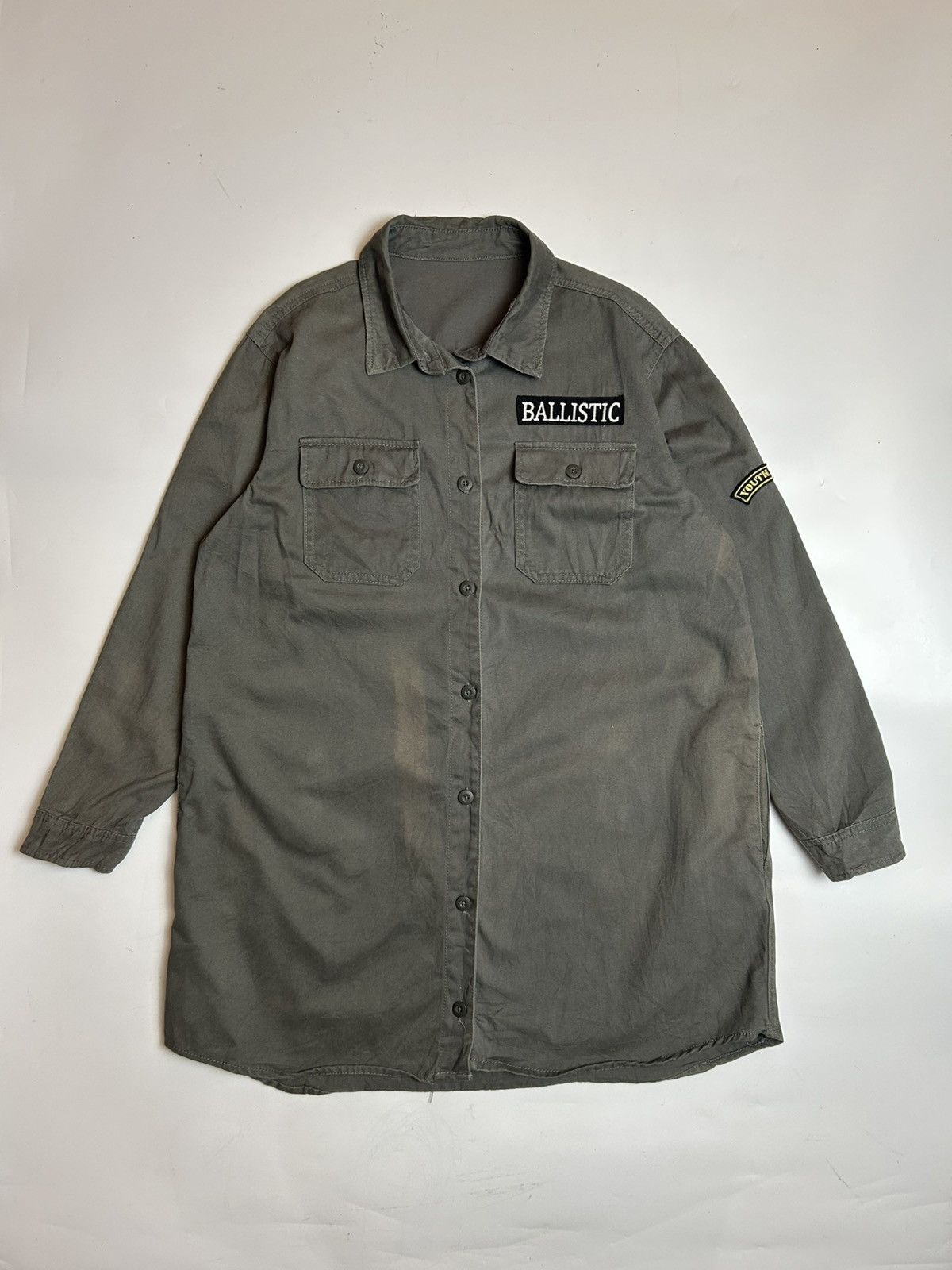 If Six Was Nine × Japanese Brand GORGE LOGO PATCHES SHIRT Size M / US 6-8 / IT 42-44 - 2 Thumbnail