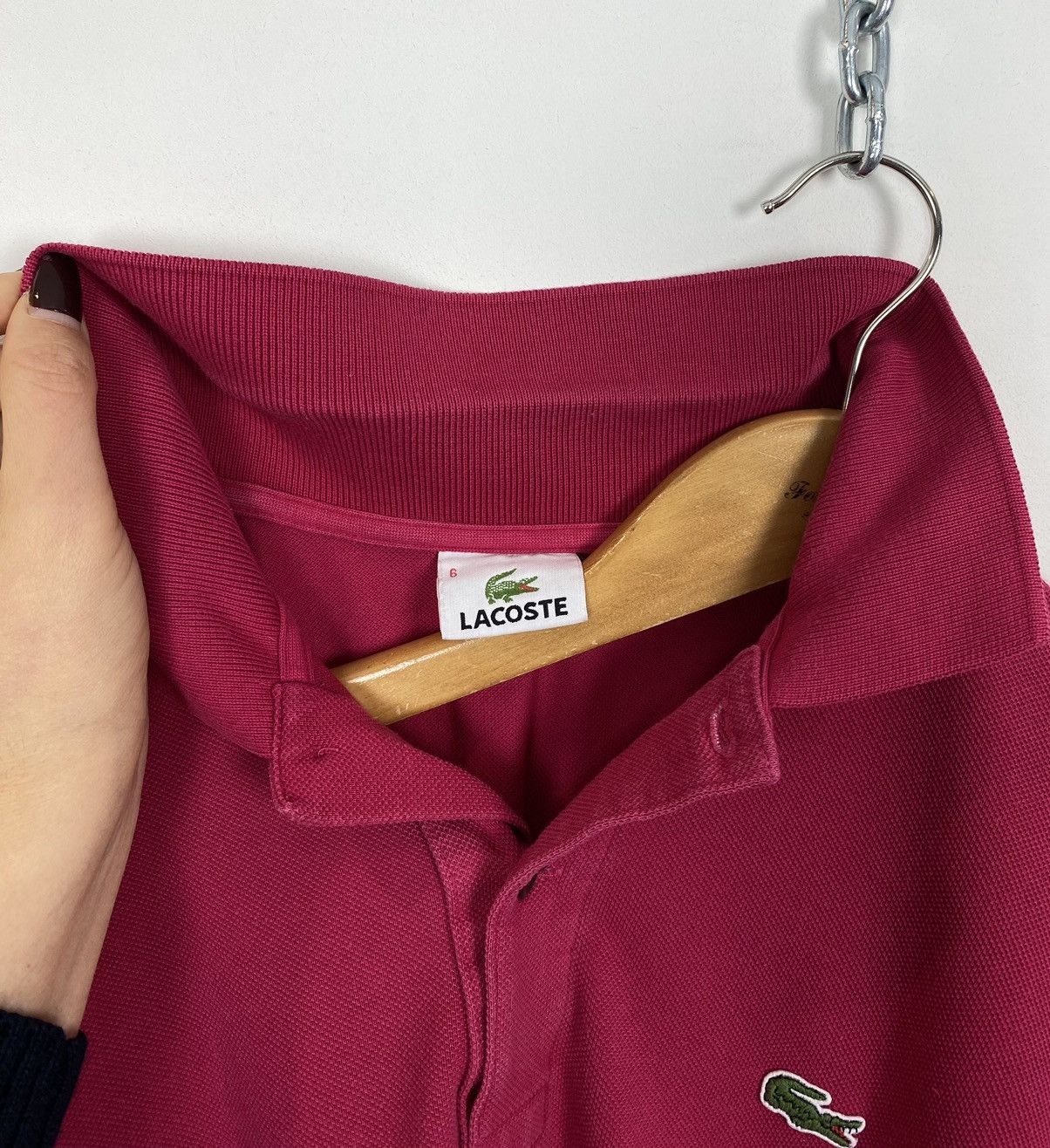 Lacoste Lacoste Polo Shirt Short Sleeve Top Casual Size 6 XL Red Top Size US XL / EU 56 / 4 - 7 Thumbnail
