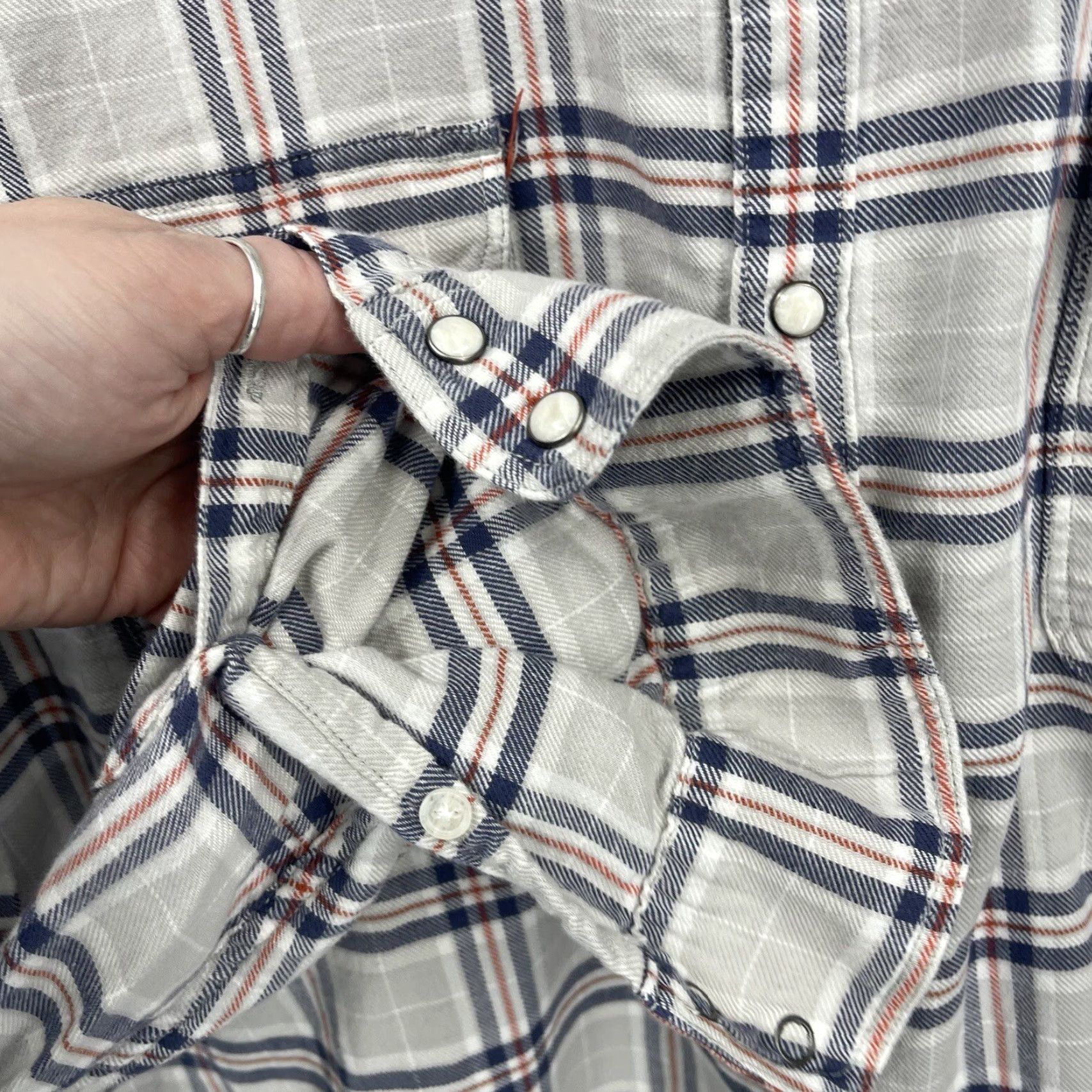 Lucky Brand Lucky Brand Western Shirt Men 2XL Pocket Stretch Plaid Casual Christmas? Size US XXL / EU 58 / 5 - 7 Thumbnail