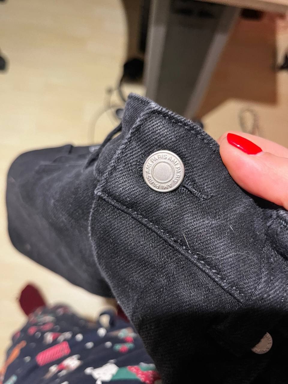 AMI × Designer × Vintage Ami jeans black Size 33" - 7 Thumbnail