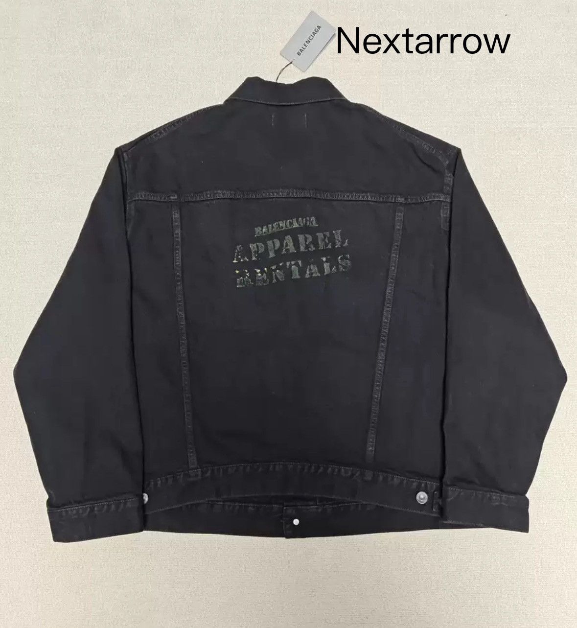Balenciaga LAST DROP Balenciaga Washed Black Vintage Denim