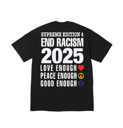 Supreme GOODENOUGH End Racism Tee Black 2XL