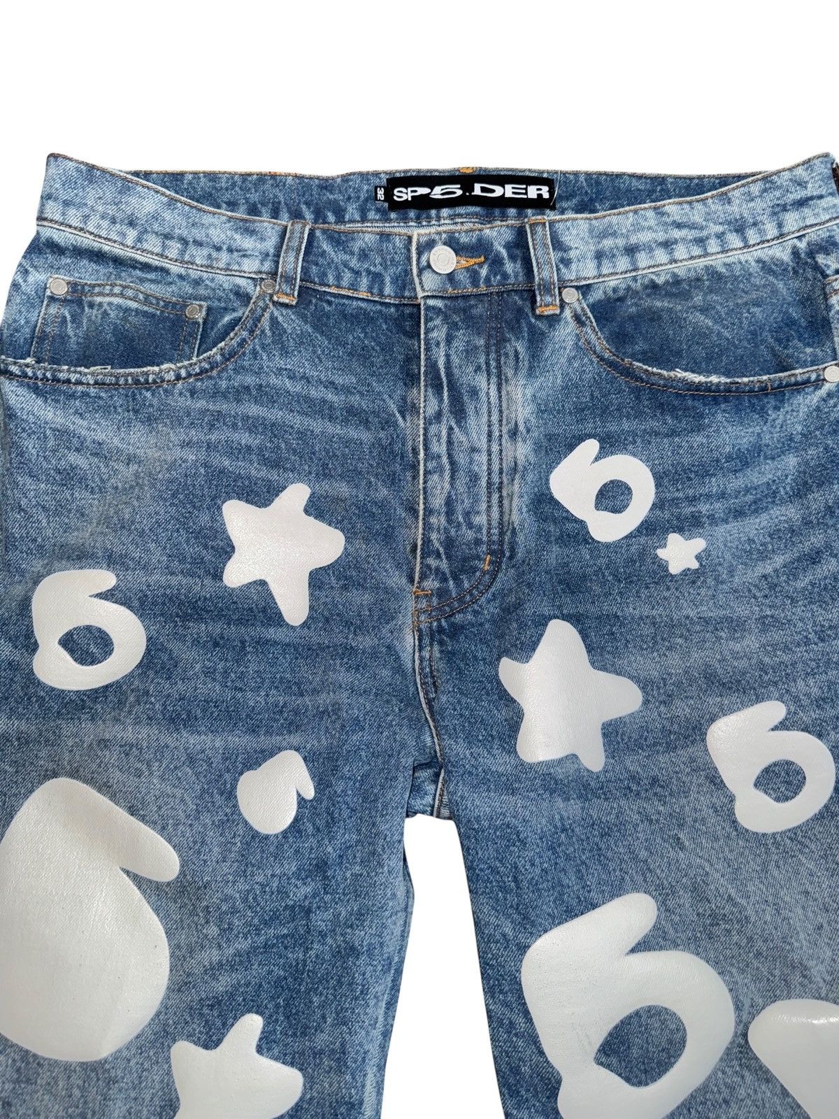 Sp5der Beluga Light Wash Jeans - Size 32
