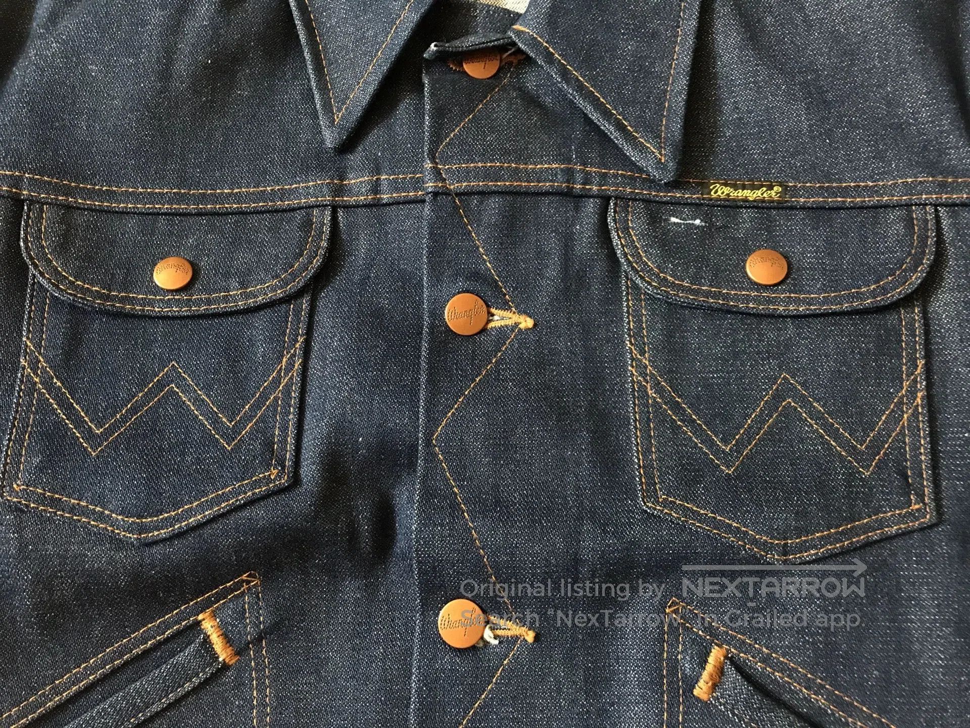 Wrangler 1980s Wrangler American Denim Jacket. Size US XXS / EU 40 - 5 Thumbnail
