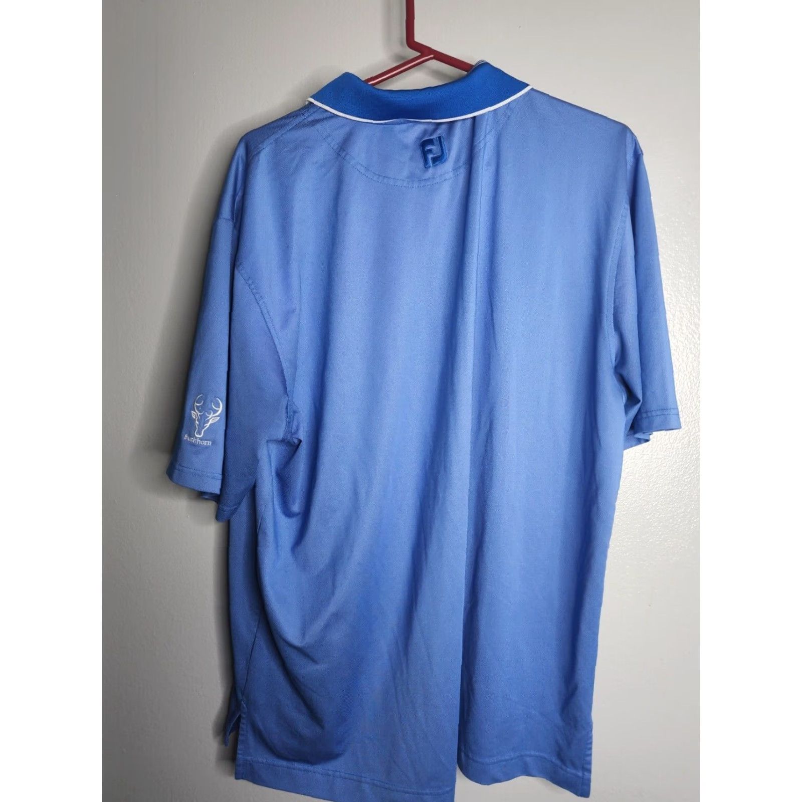 Footjoy FootJoy Polo Shirt Mens XL Short Sleeve Blue Buckhead Golf Shirt Size US XL / EU 56 / 4 - 2 Thumbnail