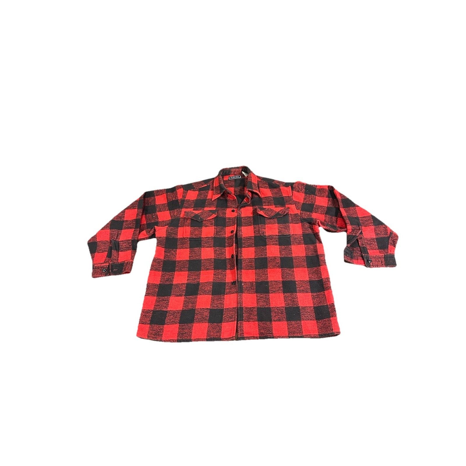 Vintage Vintage Palermo Flannel Plaid Shirt Button Up Lumberjack Red Size US L / EU 52-54 / 3 - 1 Thumbnail