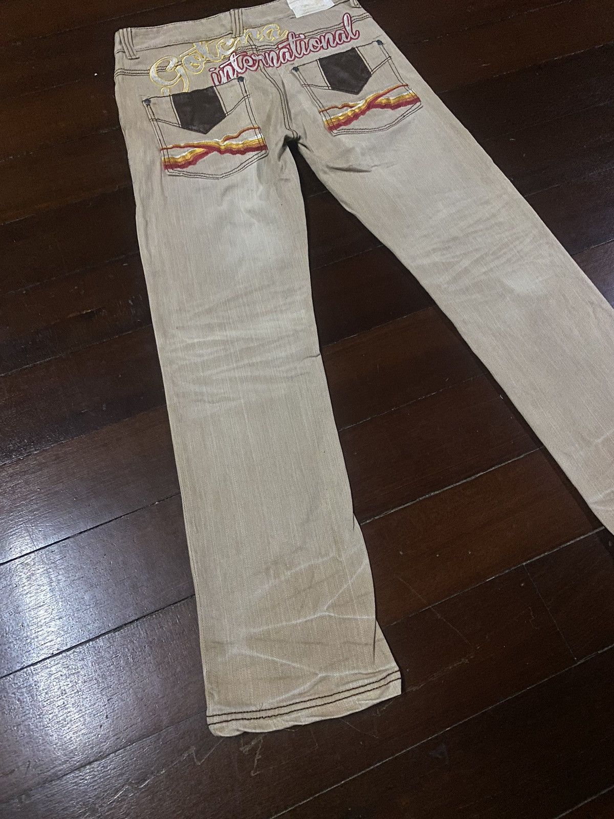 Gotcha FIRE 🔥 GOTCHA INTERNATIONAL EMBROIDERED BIG LOGO Size US 34 / EU 50 - 2 Thumbnail
