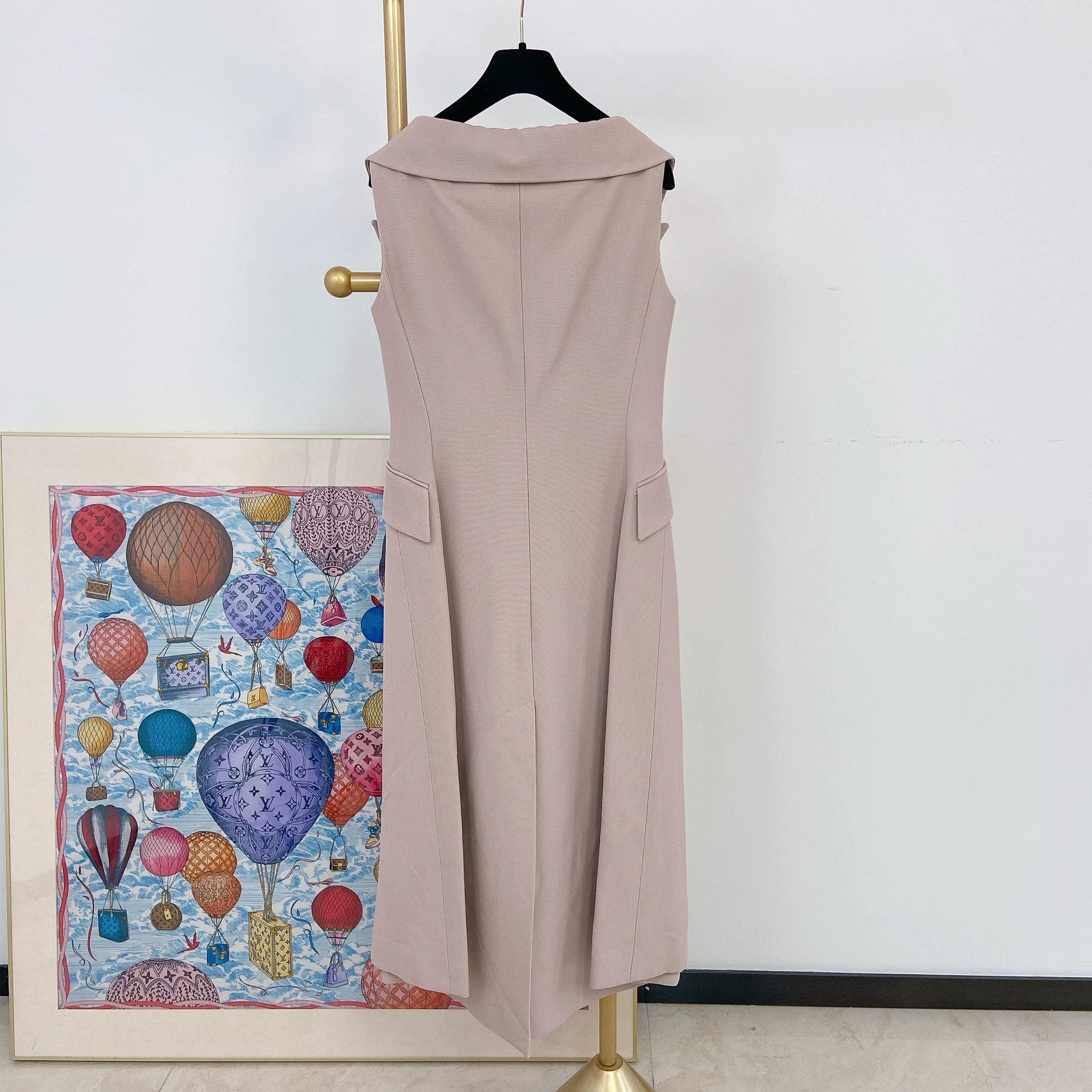 Christian Dior Monsieur Christian Dior pink vest dress 38 6146 Size S / US 4 / IT 40 - 2 Thumbnail