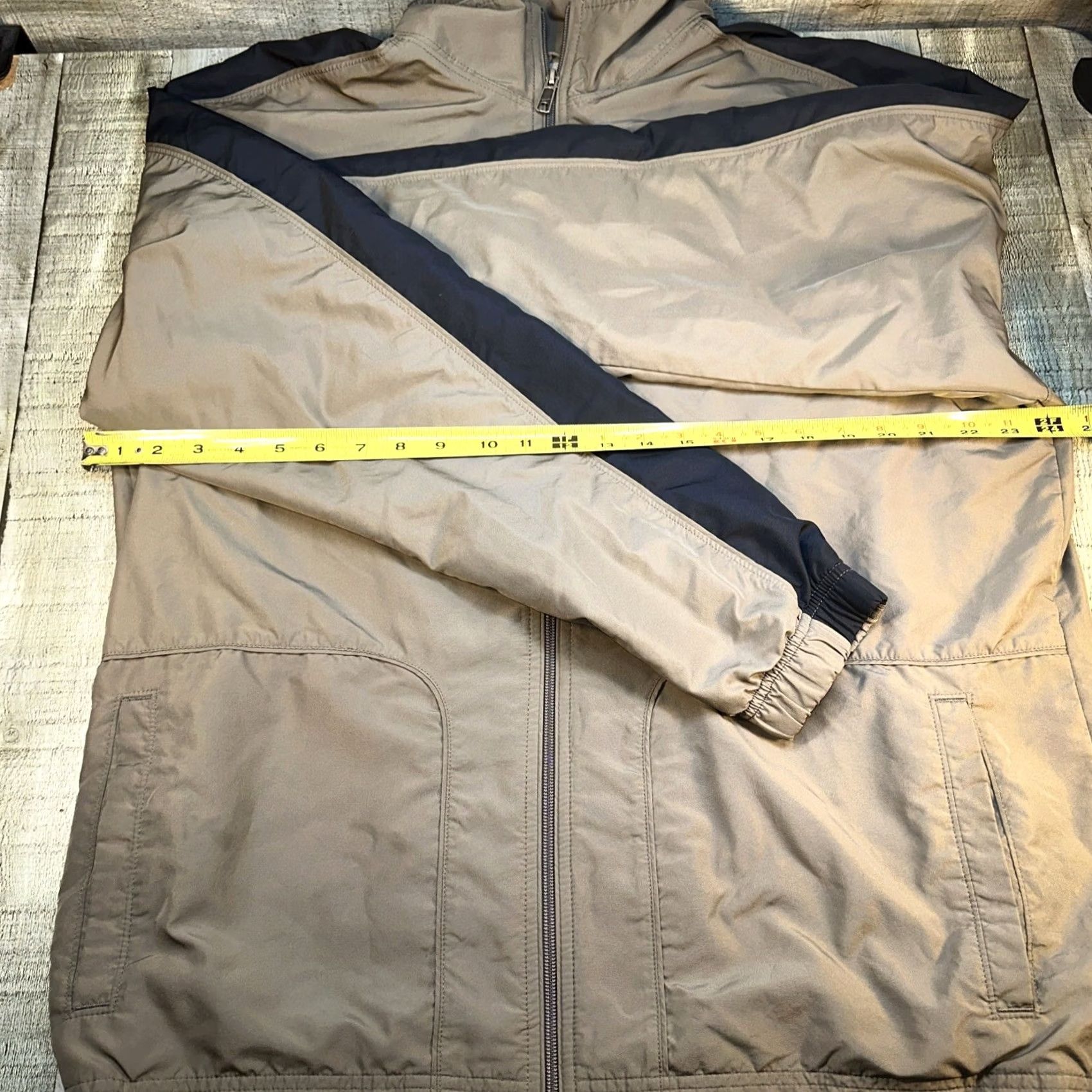 Nike VINTAGE Nike Windbreaker Jacket 90s XL Men Brown Windbreaker Lined Jacket Size US XL / EU 56 / 4 - 7 Thumbnail