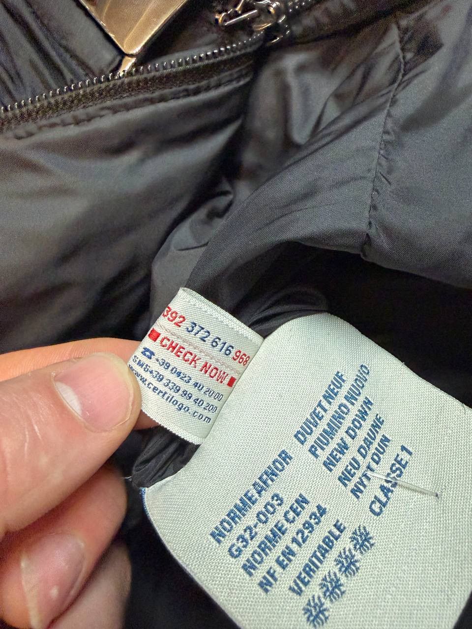 Moncler MONCLER DURACE Down Puffer Coat Jacket Black Big Collar Size XS / US 0-2 / IT 36-38 - 14 Thumbnail