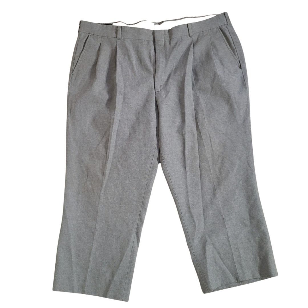 Botany 500 Vintage 80s Botany 500 gray slacks size 42x30 altered Size US 42 / EU 58 - 8 Thumbnail