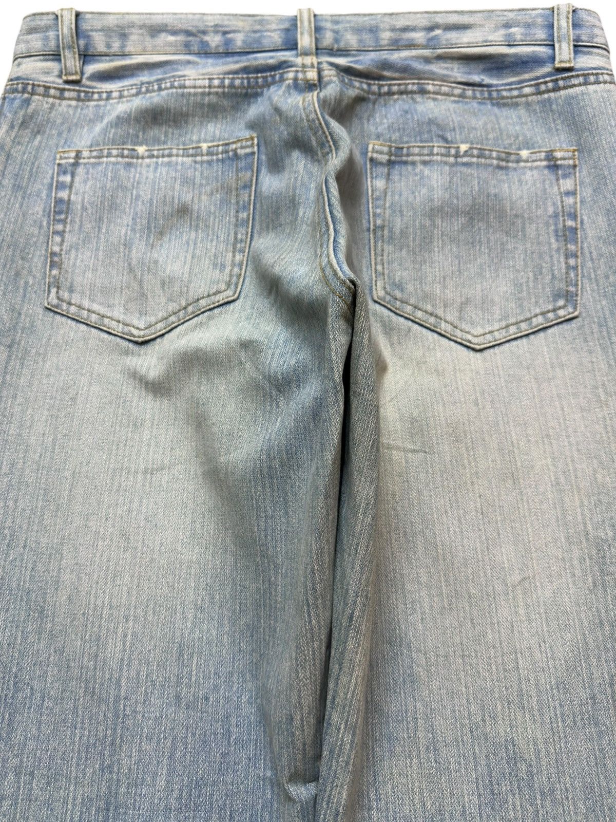 Other Vintage Japanese Brand Faded Grunge Distressed Denim Size US 34 / EU 50 - 6 Thumbnail