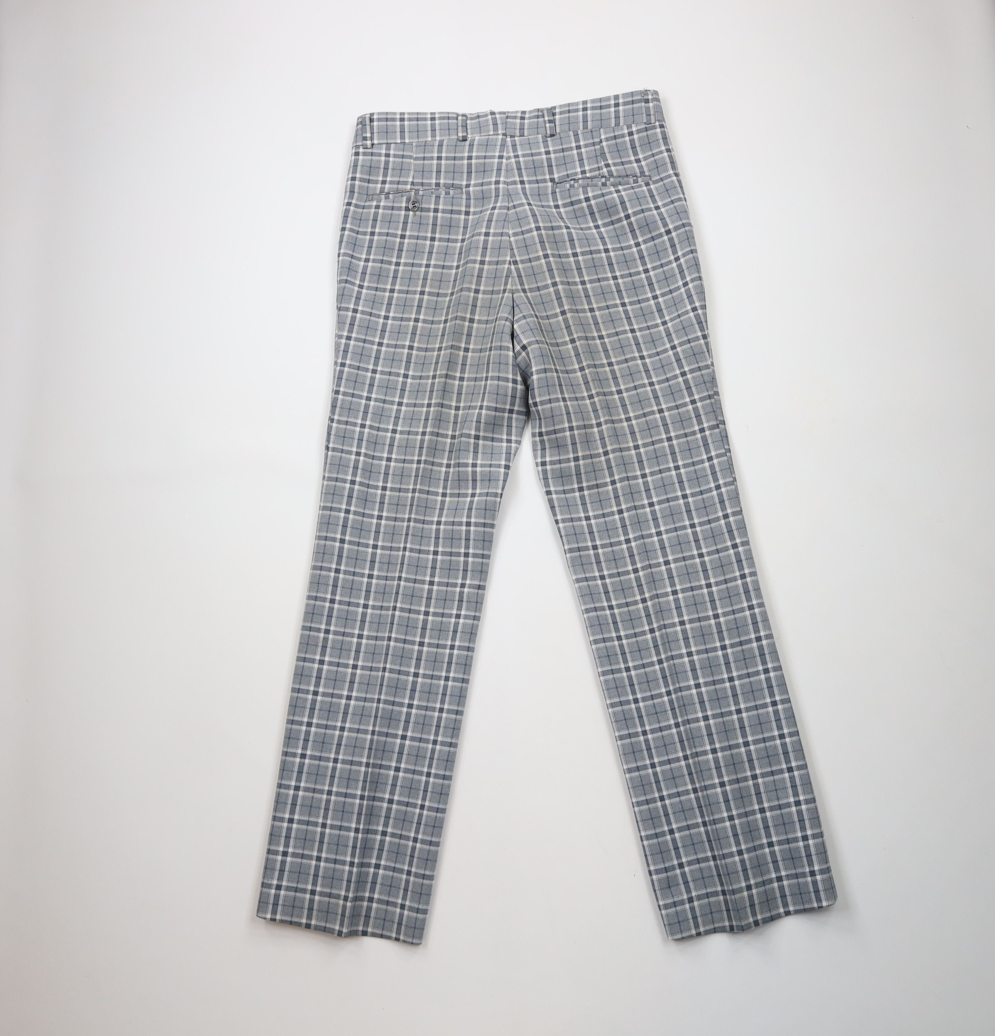 Vintage Vintage 70s Streetwear Bell Bottoms Chino Pants Plaid USA Size US 34 / EU 50 - 4 Thumbnail