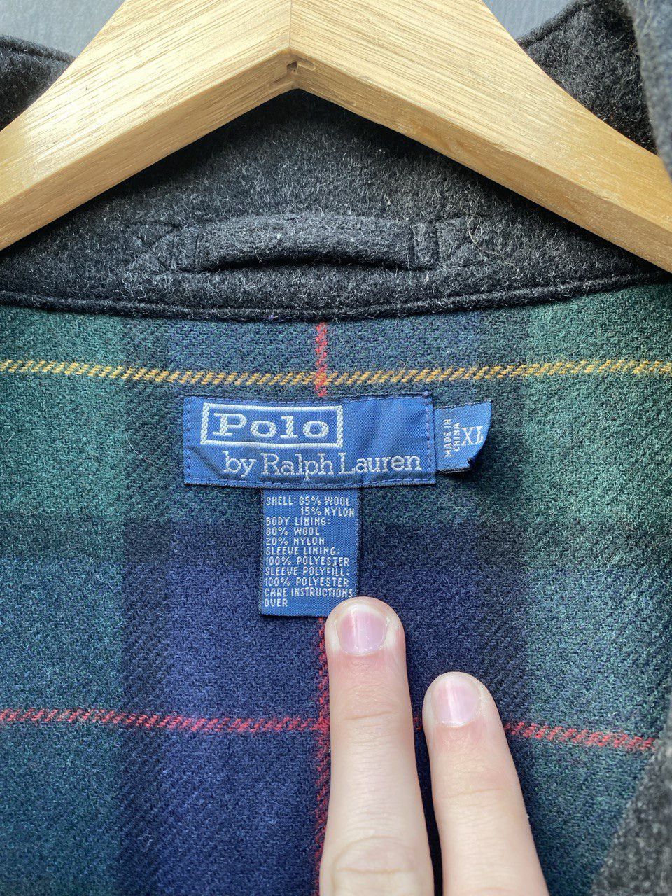 Polo Ralph Lauren Polo Ralph Lauren vintage wool jacket size Xl Size US XL / EU 56 / 4 - 2 Thumbnail