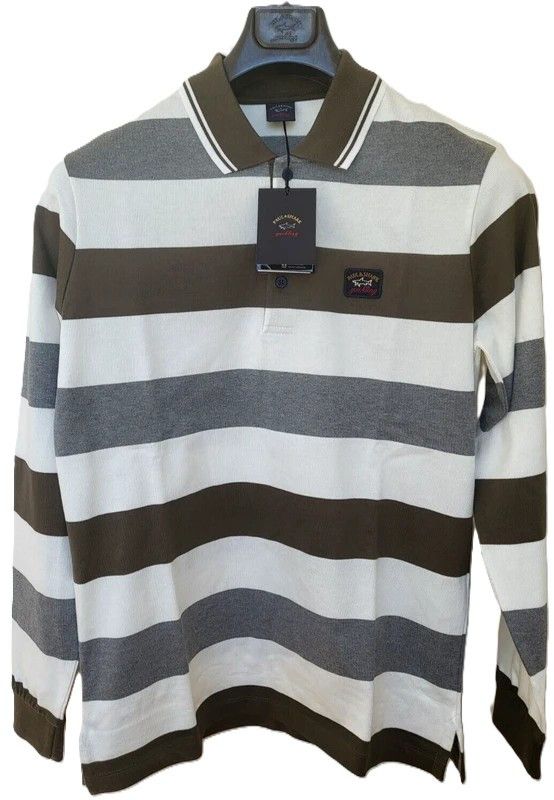 Paul & Shark RRP350€ Paul&Shark Polo New with Tags Striped Long Sleeves Size US L / EU 52-54 / 3 - 1 Thumbnail