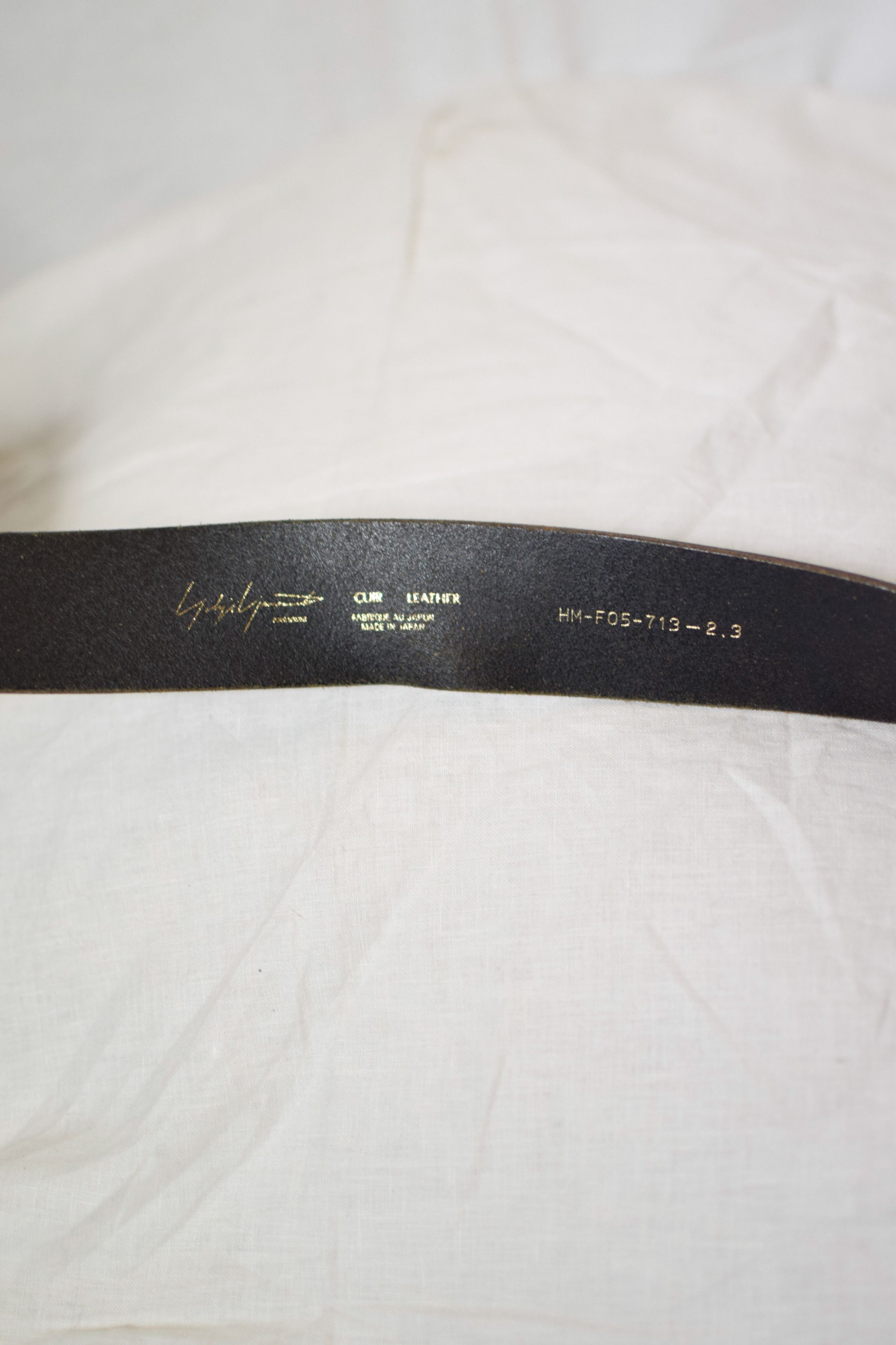 Yohji Yamamoto YYPH SS08 Metal Plate Belt - HM-F05-713 Size ONE SIZE - 7 Thumbnail