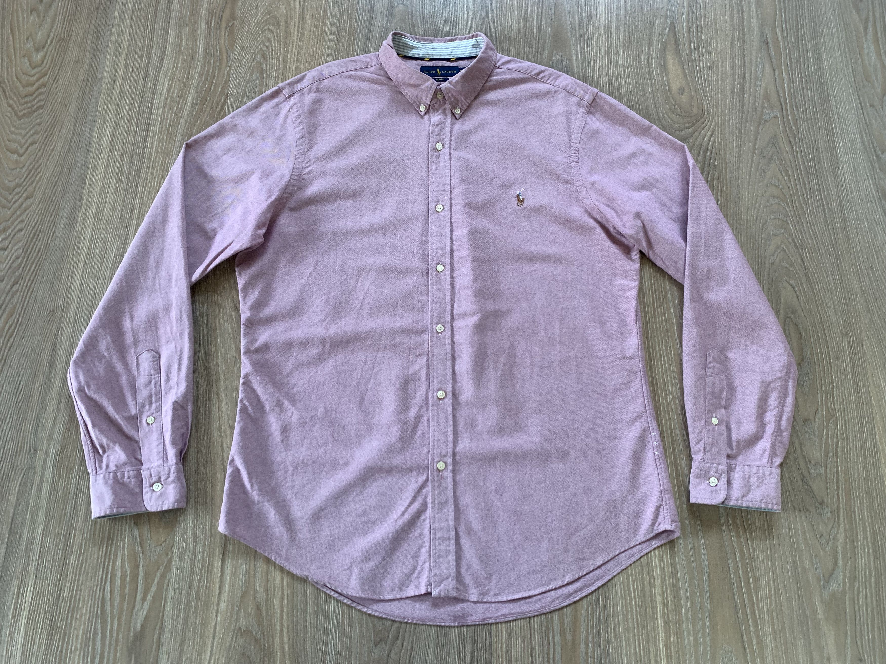 Polo Ralph Lauren Polo Ralph Lauren Long Sleeve Slim Fit Button Down Shirt Size US XL / EU 56 / 4 - 2 Thumbnail