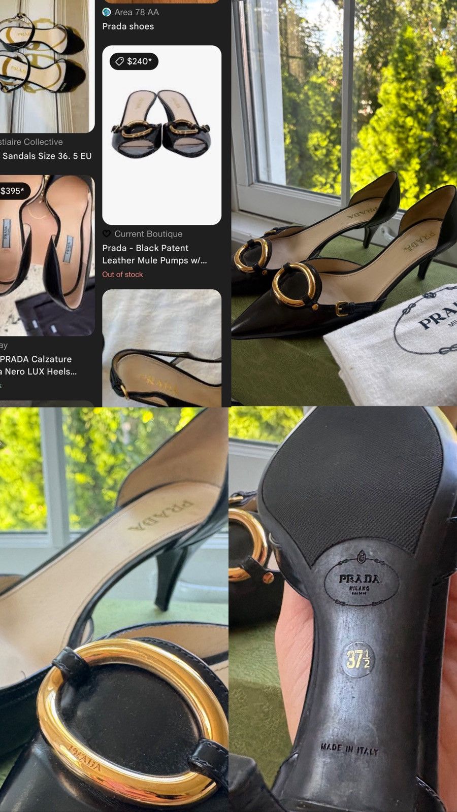 Prada Prada Hilaro heels Size US 7.5 / IT 37.5 - 2 Thumbnail