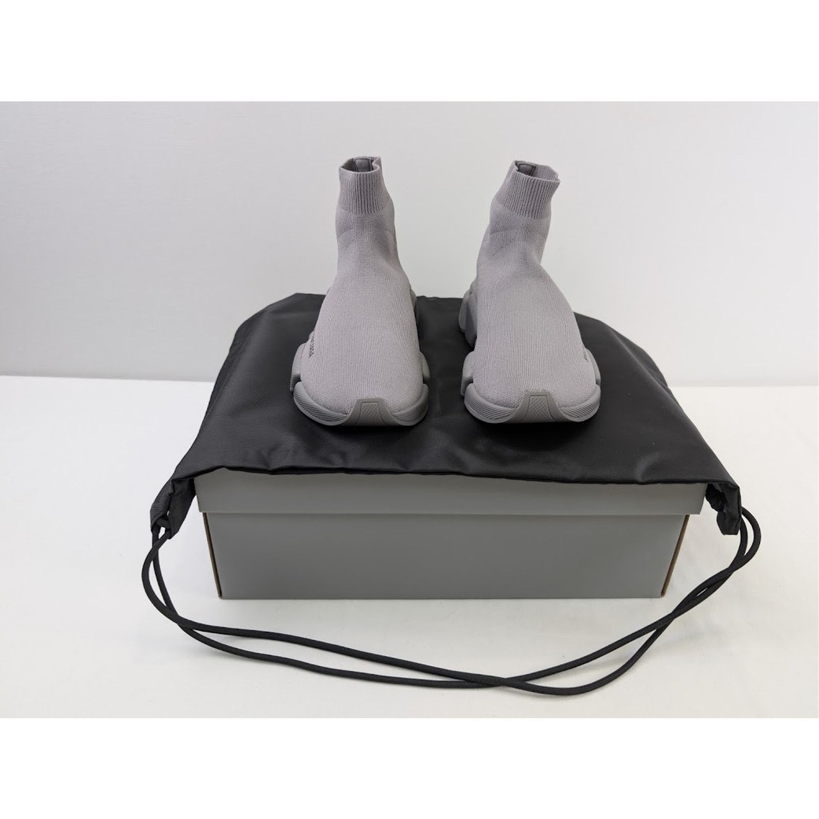 Balenciaga o1rshd1 Speed 2.0 Graffiti New Re Cycled Sneakers Dark Grey Size US 10 / EU 43 - 15 Thumbnail