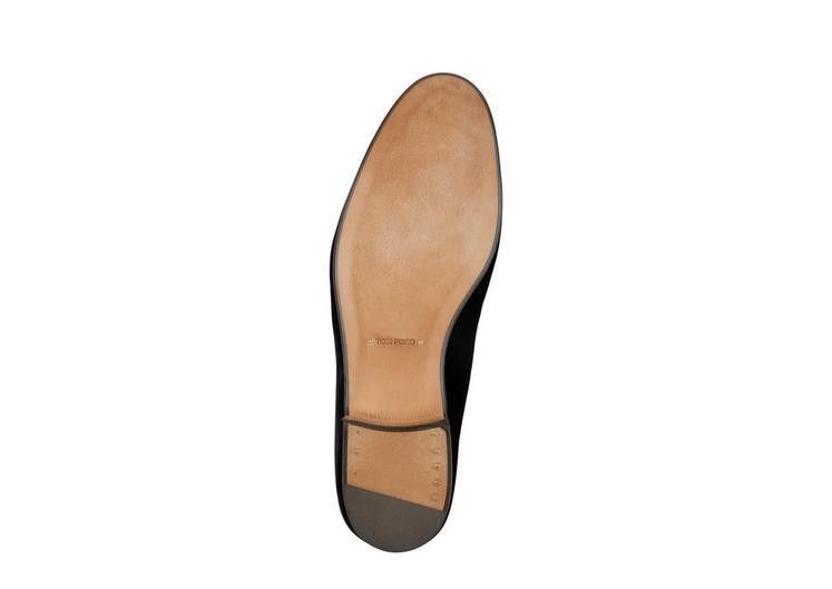 Tom Ford o1w1db10724 Velvet Loafers in Black Size US 12 / EU 45 - 5 Thumbnail