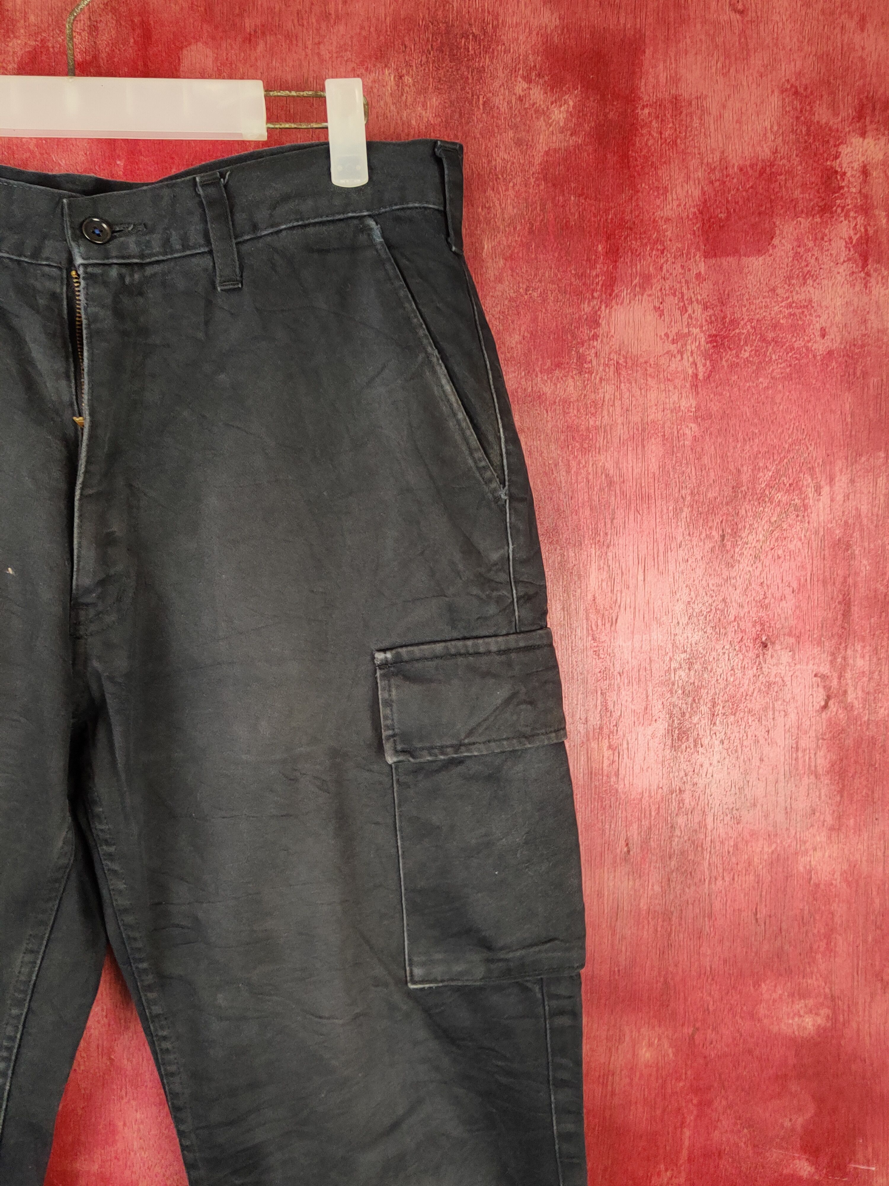 Beams Plus Beams Dark Blue Multipocket Tactical Cargo Pants #S1338 Size US 33 - 5 Thumbnail