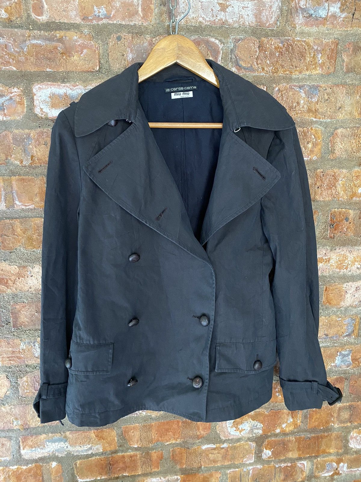 10 Corso Como × Miu Miu Vintage Double Breast Coat Jacket Size S / US 4 / IT 40 - 3 Thumbnail
