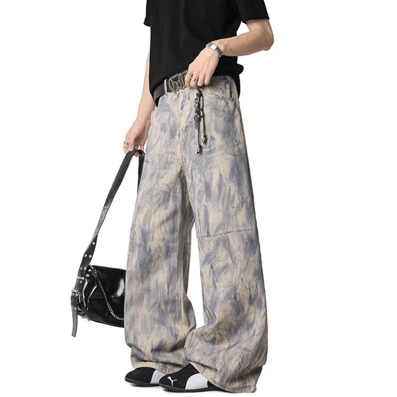 Jean Splash-ink Graffiti Jeans Size US 32 / EU 48 - 2 Thumbnail