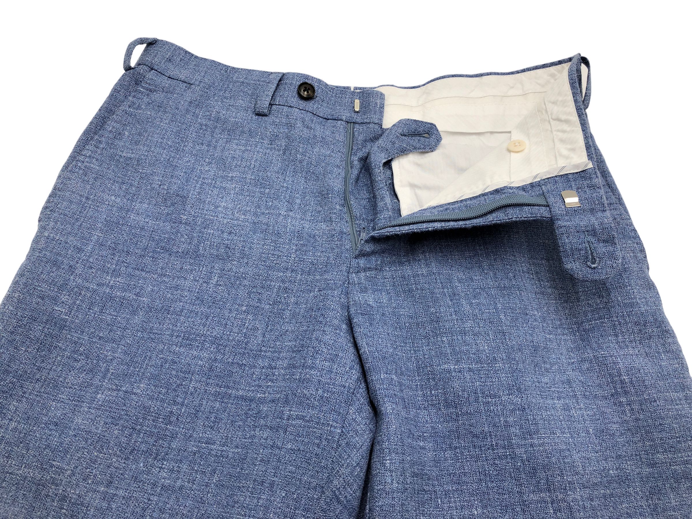 Suitsupply Brescia Wool Silk Linen Formal Trousers Size 44 - W30 L31 Size 34R - 5 Thumbnail