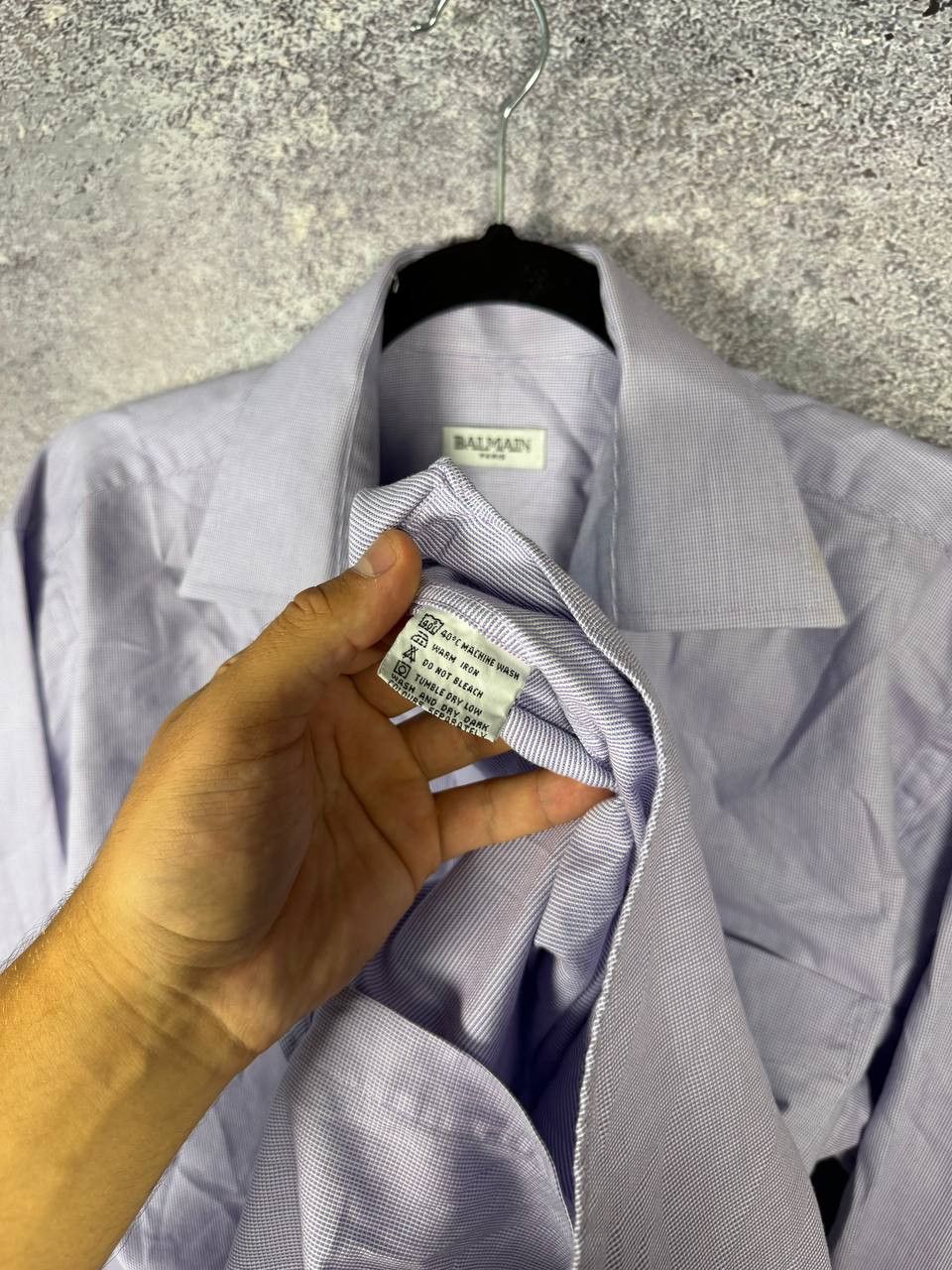 Balmain Vintage Balmain Shirt Mens Button Up XL Size Size US XL / EU 56 / 4 - 8 Thumbnail