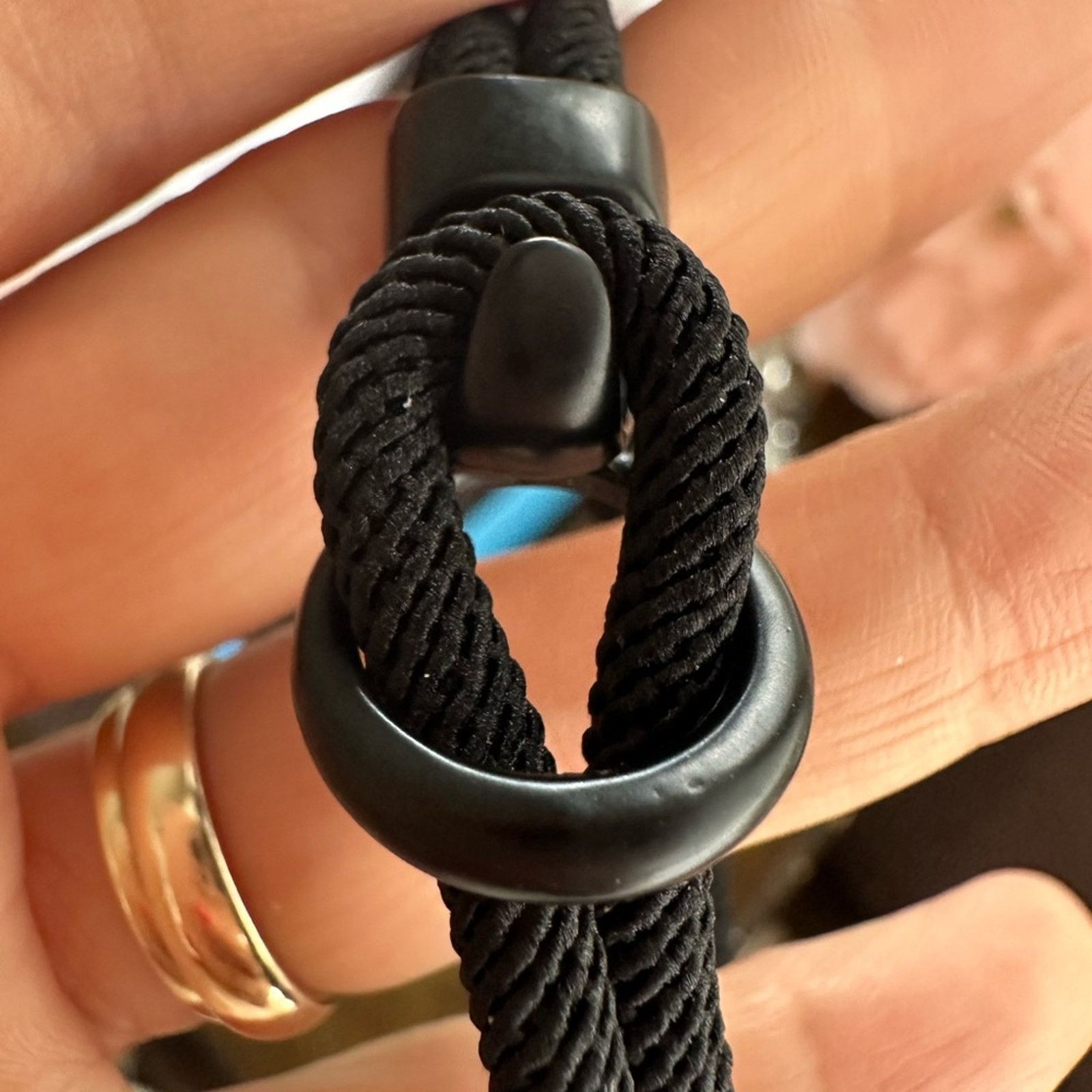 Other Men’s Black Rope Bracelet Size ONE SIZE - 2 Thumbnail
