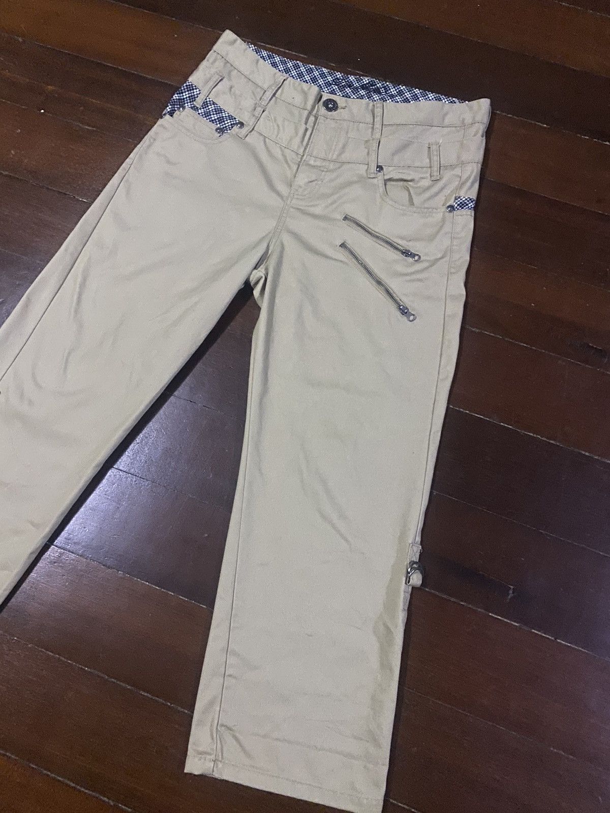 Designer × Japanese Brand Fire 🔥🔥 japanes brand pants short zipper double waist design Size US 36 / EU 52 - 3 Thumbnail