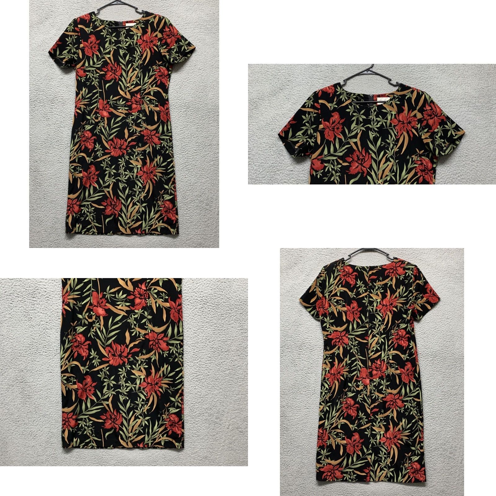 Lee Kathie Lee Dress 6" Slit Sz 8/10, Requirements Petite Jacket W/Belt 2 Pockets Size M / US 6-8 / IT 42-44 - 8 Thumbnail