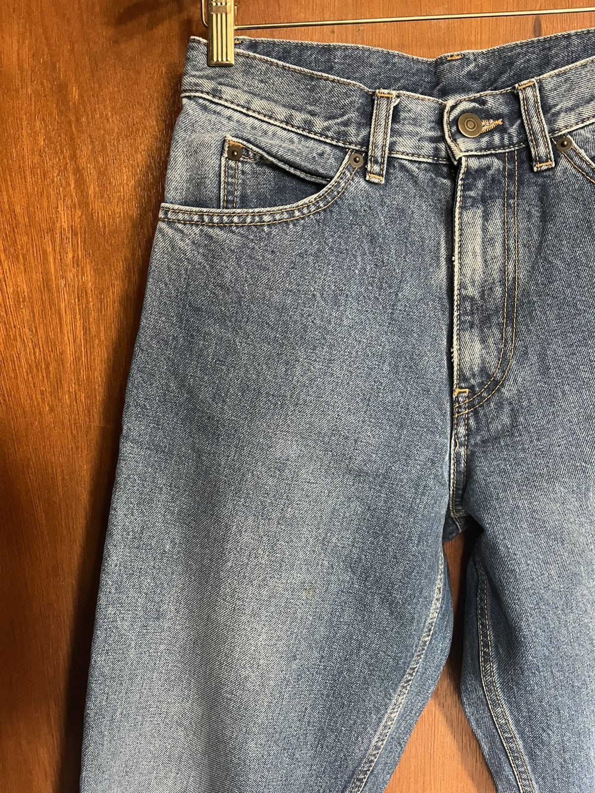 Maison Margiela Maison Margiela Straight Leg Blue Five Pocket Jeans Size 27" / US 4 / IT 40 - 6 Thumbnail