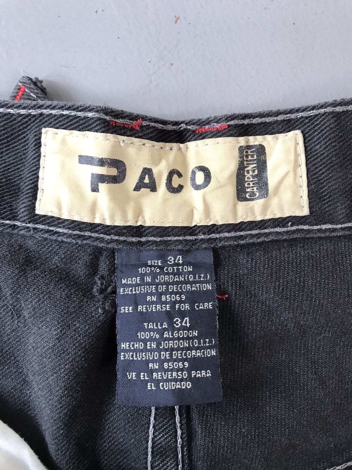 Vintage Paco carpenter denim short Size US 33 - 5 Thumbnail