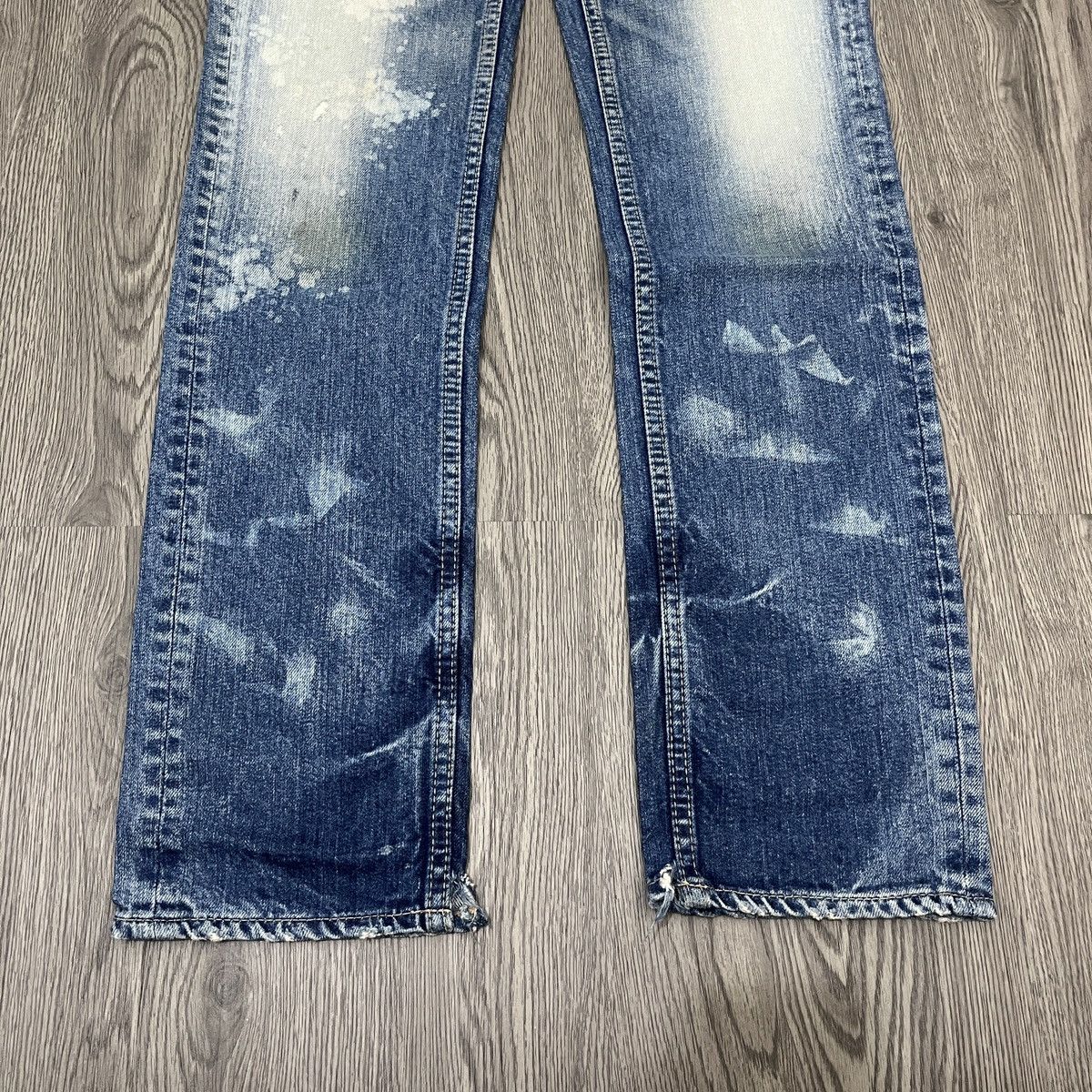 If Six Was Nine Antgauge Platinum - Acid Wash Distressed Denim Lgb Style Size US 28 / EU 44 - 7 Thumbnail