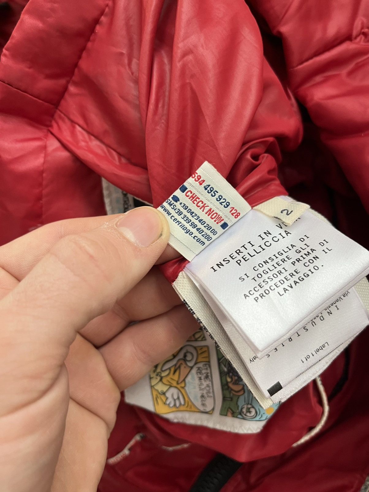 Moncler Moncler Red Down Jacket / Puffer Jacket Size M / US 6-8 / IT 42-44 - 11 Thumbnail