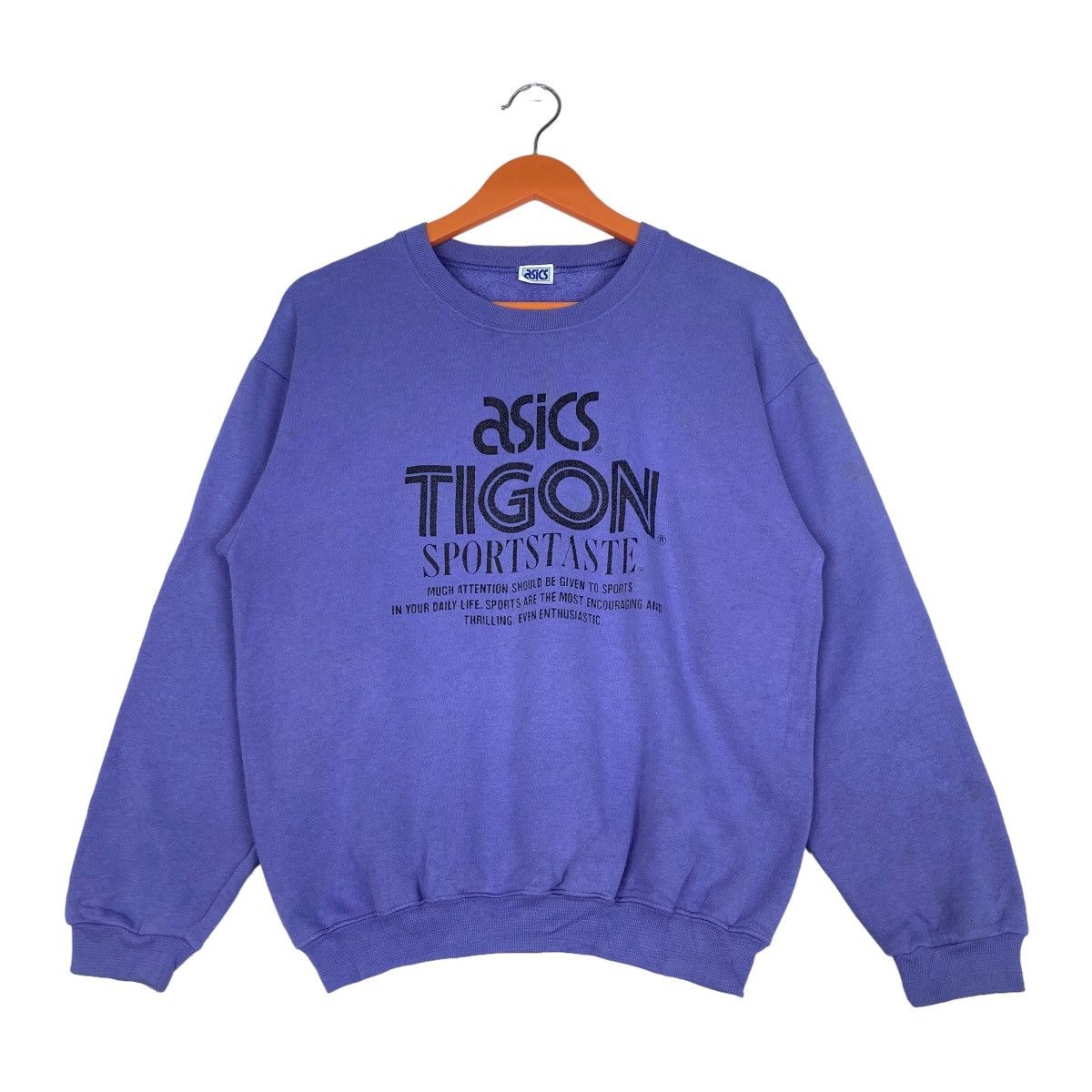 Asics Asics Tigon Sweatshirt Crewneck Pullover Jumper Size US M / EU 48-50 / 2 - 1 Thumbnail