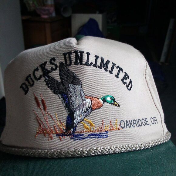 Other Vintage Ducks Unlimited Oakridge Oregon Rope Snap Hat Size ONE SIZE - 2 Thumbnail