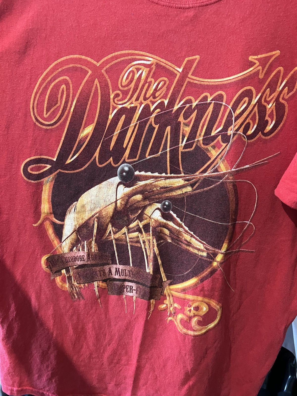 Band Tees 2011 VINTAGE THE DARKNESS TOUR BAND ROCK T SHIRT SIZE L AOP Size US L / EU 52-54 / 3 - 3 Thumbnail