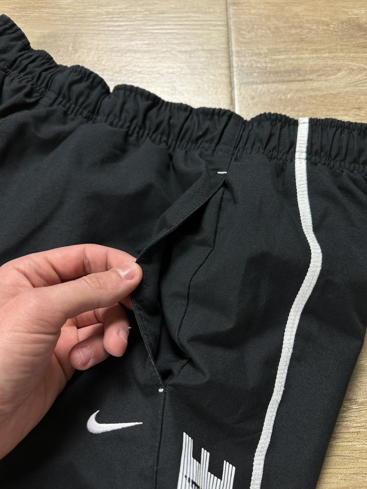 Nike × Vintage Vintage Y2K Nike Logo Shorts Size US 30 / EU 46 - 5 Thumbnail